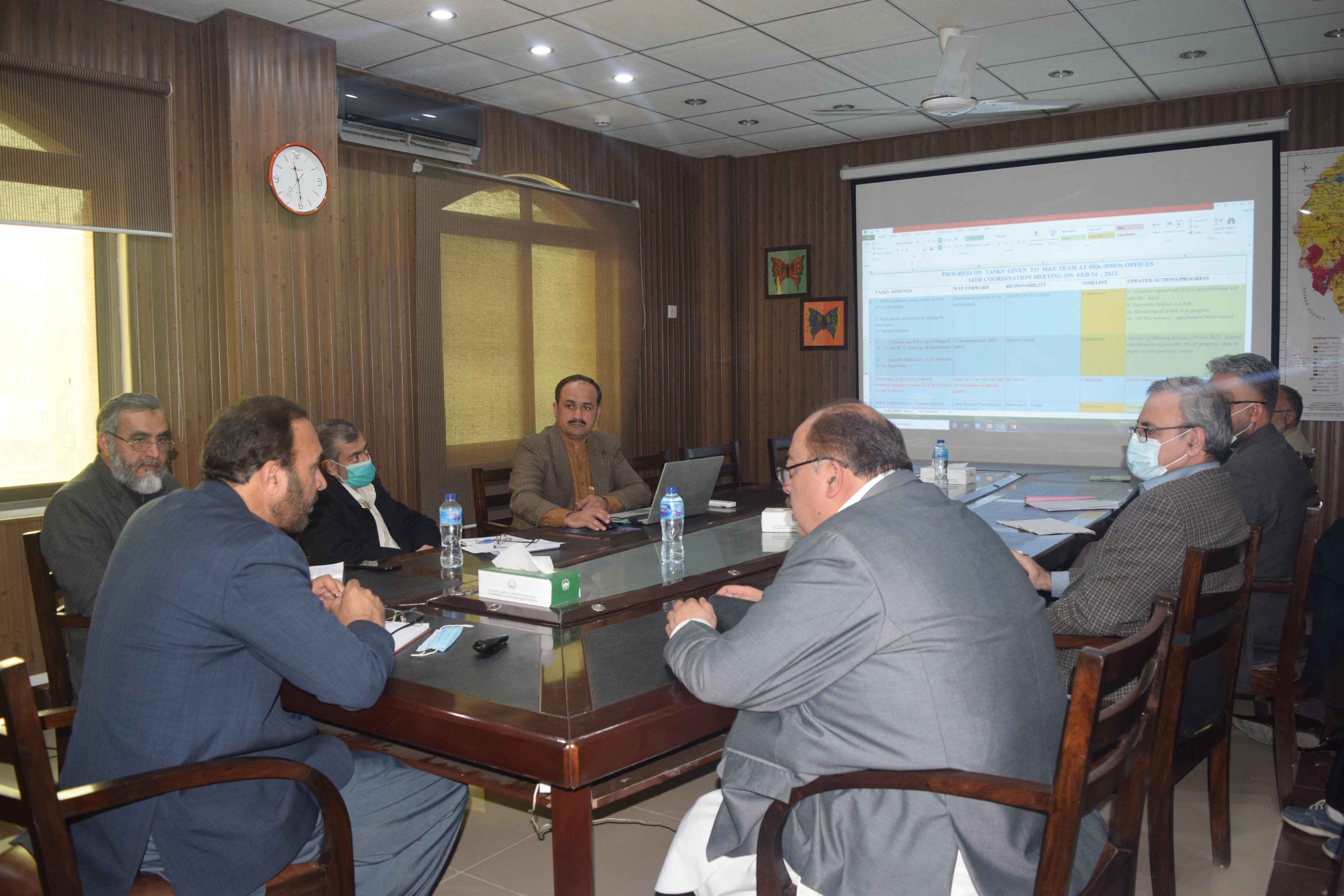 M&E Monthly Coordination Committee Meeting