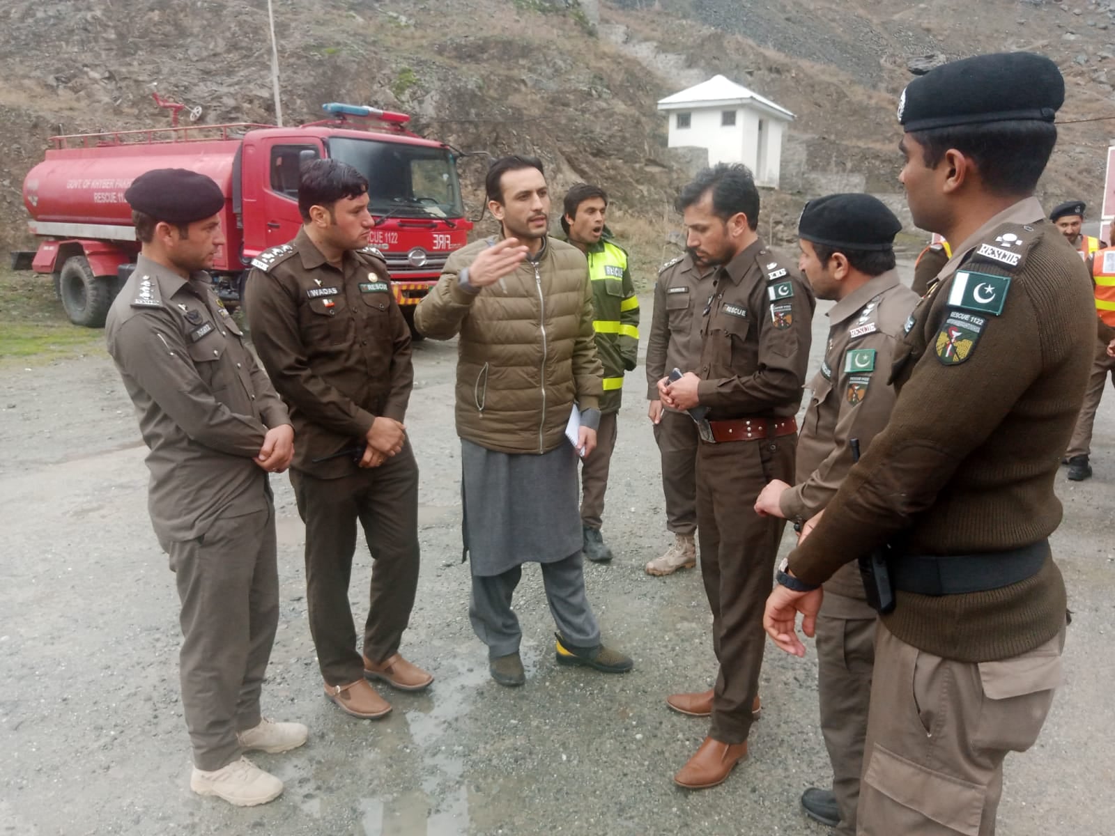 The Divisional M&E Team Of Hazara Division Visited The Rescue 1122 Station At Pattan, L/Kohistan 