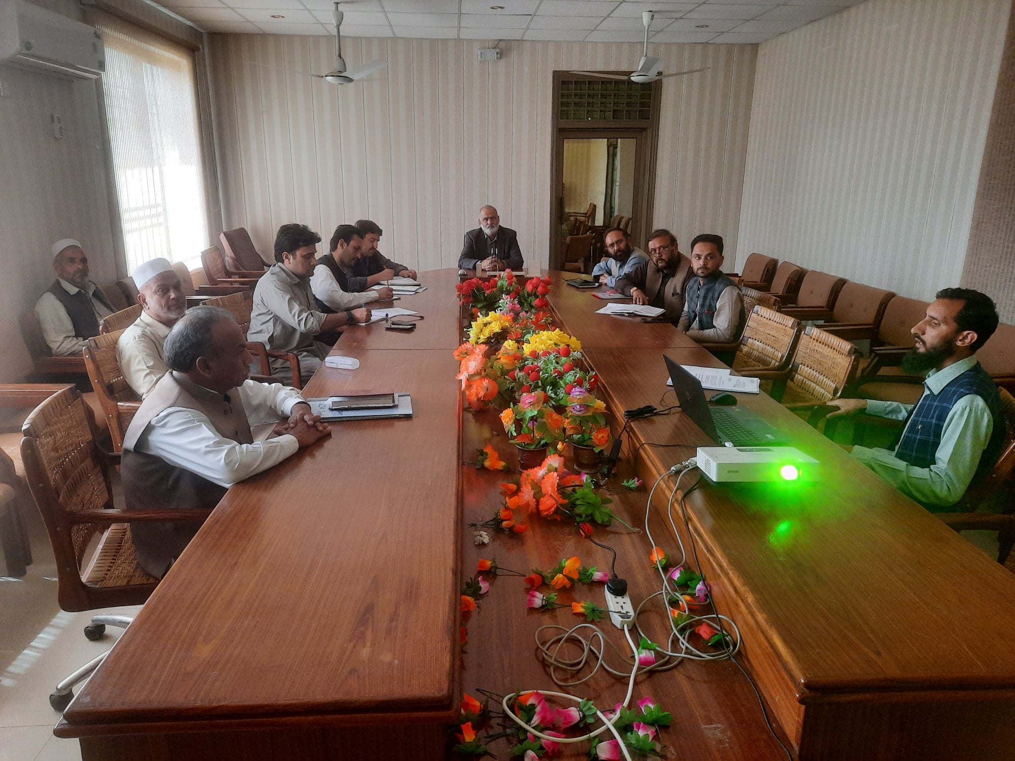 On The Directions Of Director General M&E, P&D Department, Meeting Of Divisional M&E Team With Different Stakeholders