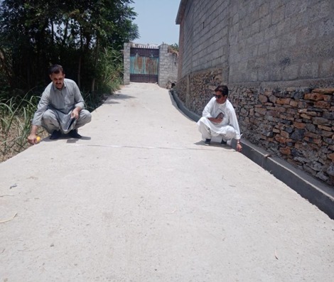 Non- ADP Sanitation Schemes In District Mardan Visited By Assistant Director M&E System Mardan Division 