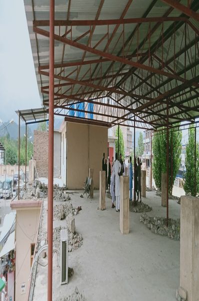 NON ADP- CONSTRUCTION OF CANTEEN BUS TERMINAL AT BYPASS ROAD MINGORA, Visited By M&E Team Malakand  Division, Swat