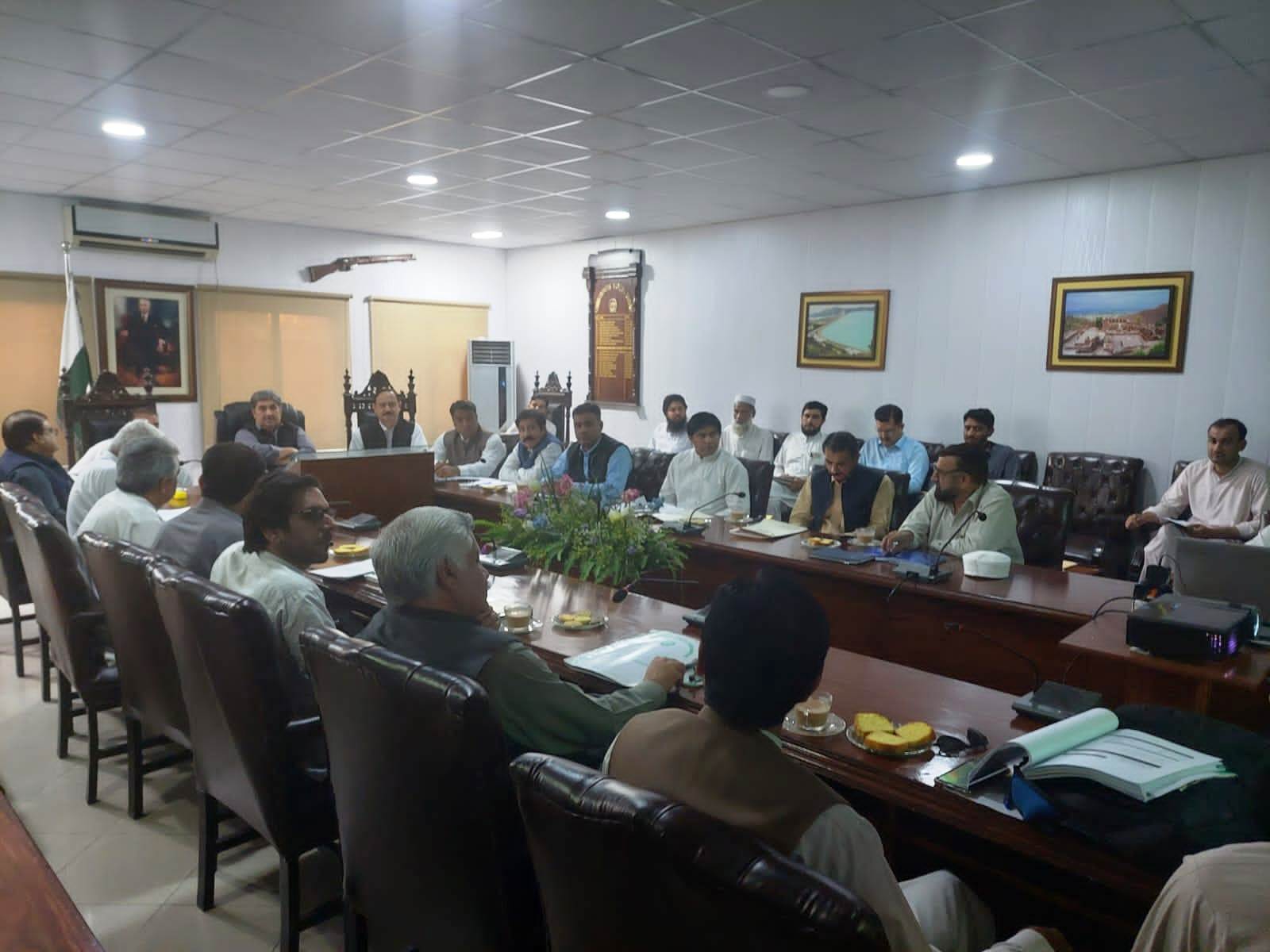 Operational Committee Meeting Held On 04-10-2022 Under The Chairmanship Of Worthy Commissioner Mardan Division Mardan