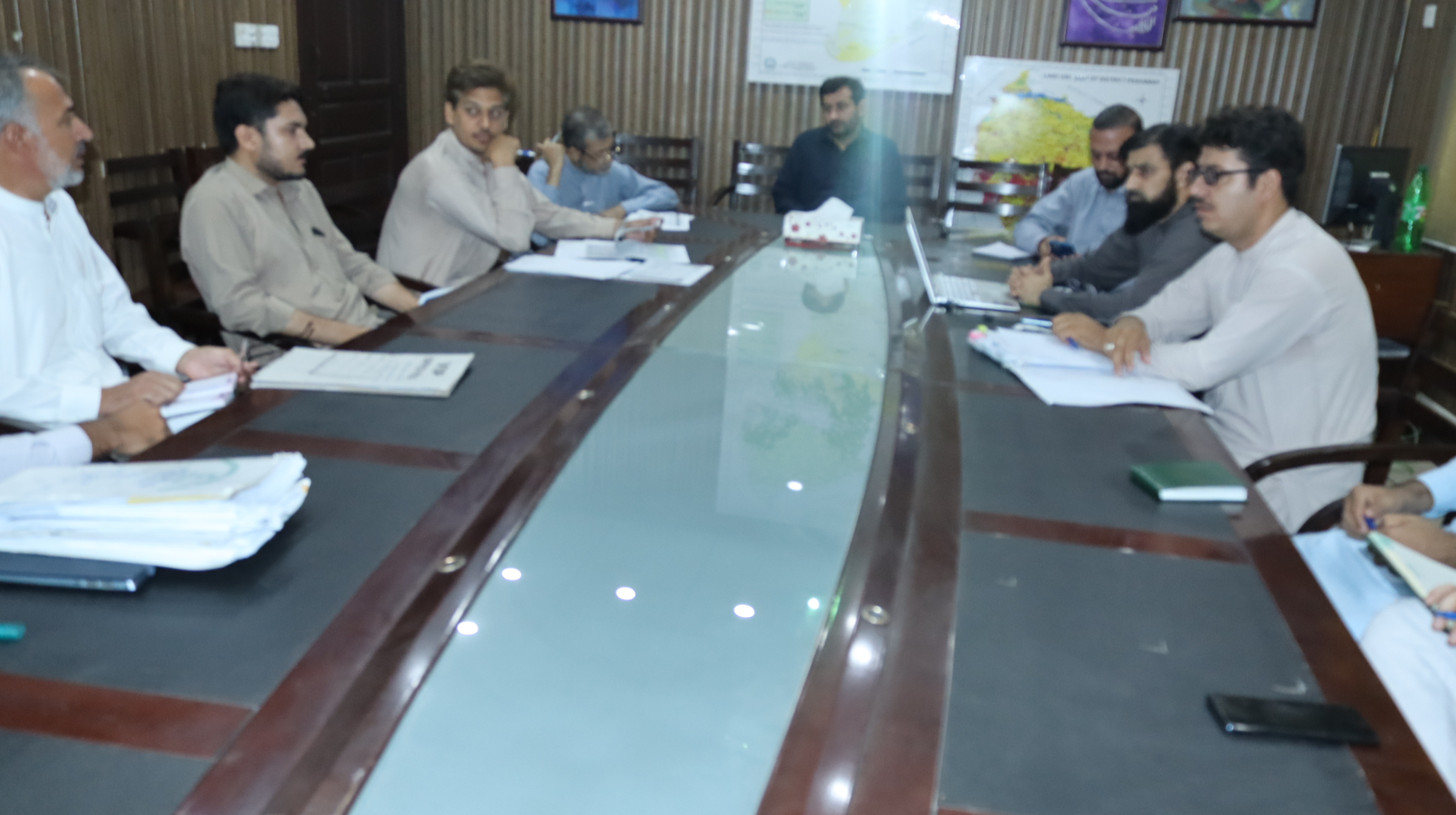 Meeting  Regarding “Provision Of Teachers At Primary, High & Higher Schools In Newly Merged Areas 